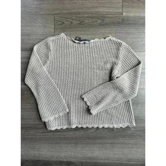 Relativity | Fishnet Summer Sweater | Women’ P Medium| Beige| Great Condition - Picture 8 of 8
